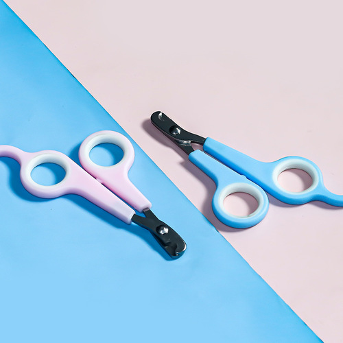 Pet Nail Clippers Manufacturer Wholesale Beauty and Cleaning Supplies Cat Nail Clippers Cross-Border Stainless Steel Dog Nail Clippers