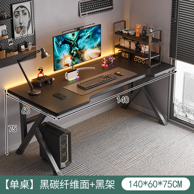 Mesa de computadora de escritorio mesa e-deportes domésticos sillas dormitorio simple mesa