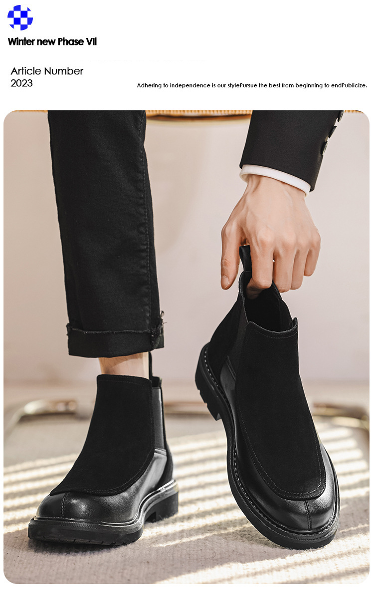 Chelsea boots uomo stivaletti in pelle eleganti e comodi_voghion.com