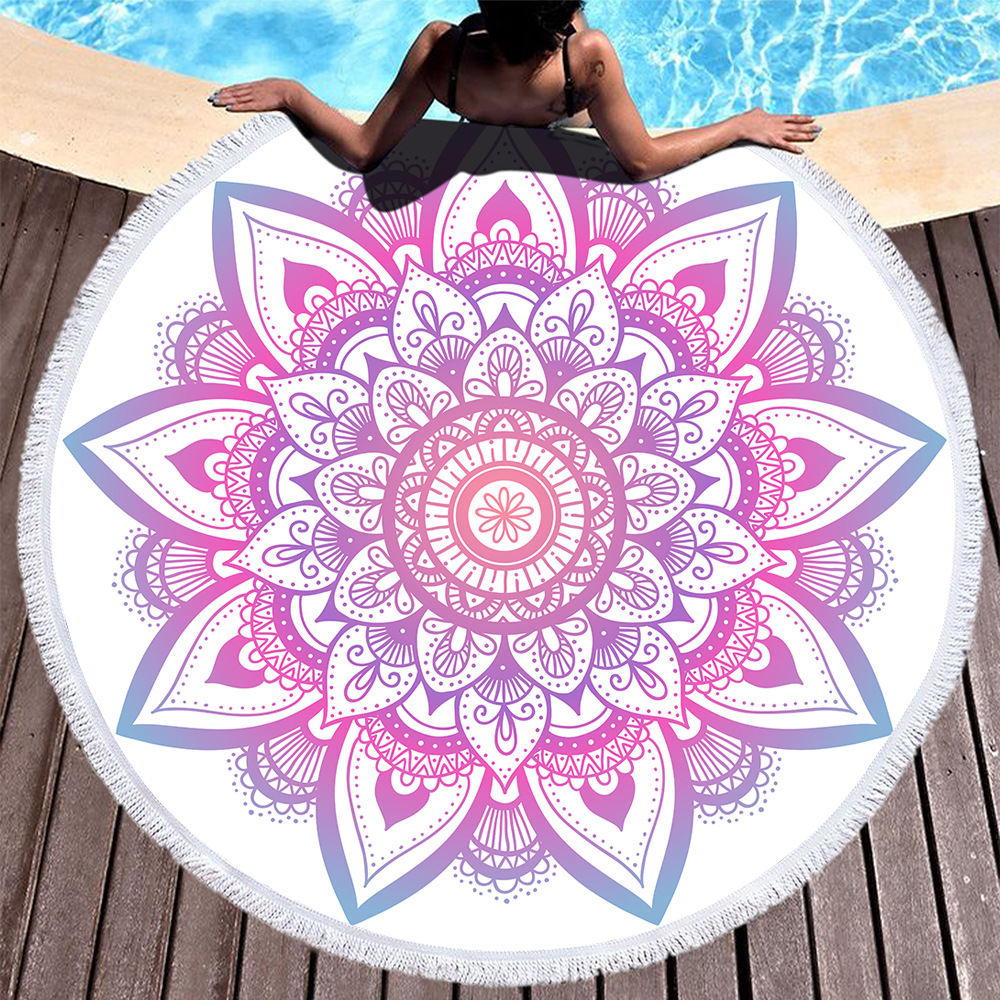 760g Weight Beach towel Home Textiles & Decor Type Superfine Fiber Material Geometric Pattern Casual, Ethnic Style Style Casual Ethnic Style Geometric Superfine Fiber Beach Towel Towels 11