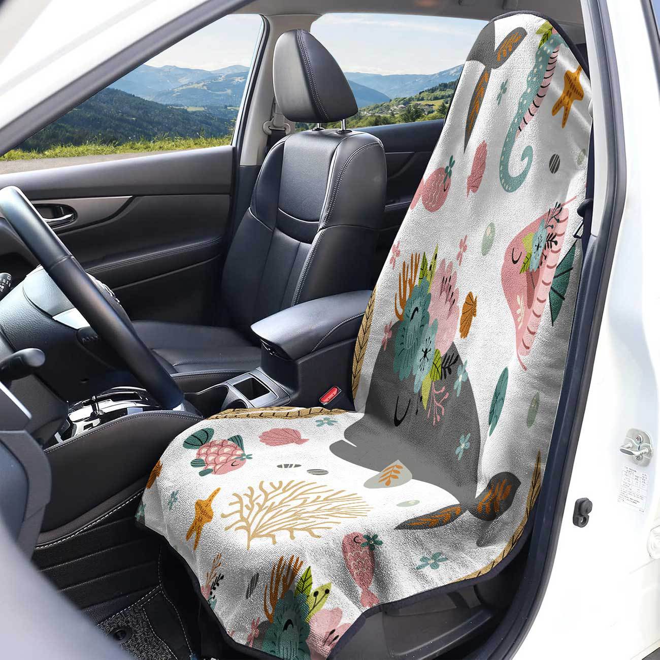 Marine seat towel cover front seat protector suitable for gym and exercise, universal for all seasons and car use