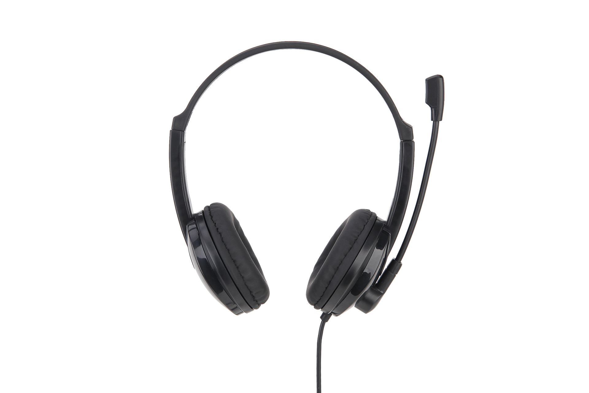 Wearing wired USB with remote control for learning, office, education, teaching, and communication earphones_voghion.com
