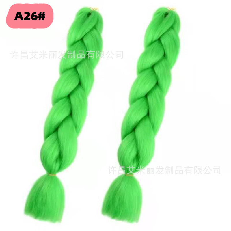 Trenzas africanas con cabello rosa渐 – materiales de alta temperatura, estilo boxeador