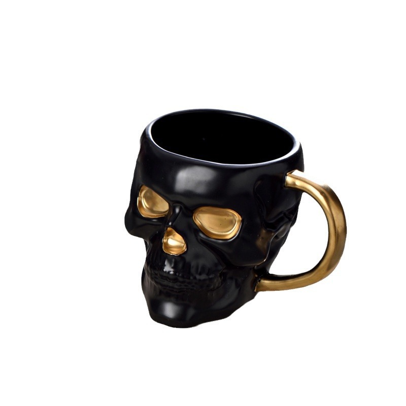 Skull Bar Taza de agua Taza de cerámica Taza de café de oficina Taza de nicho moderna