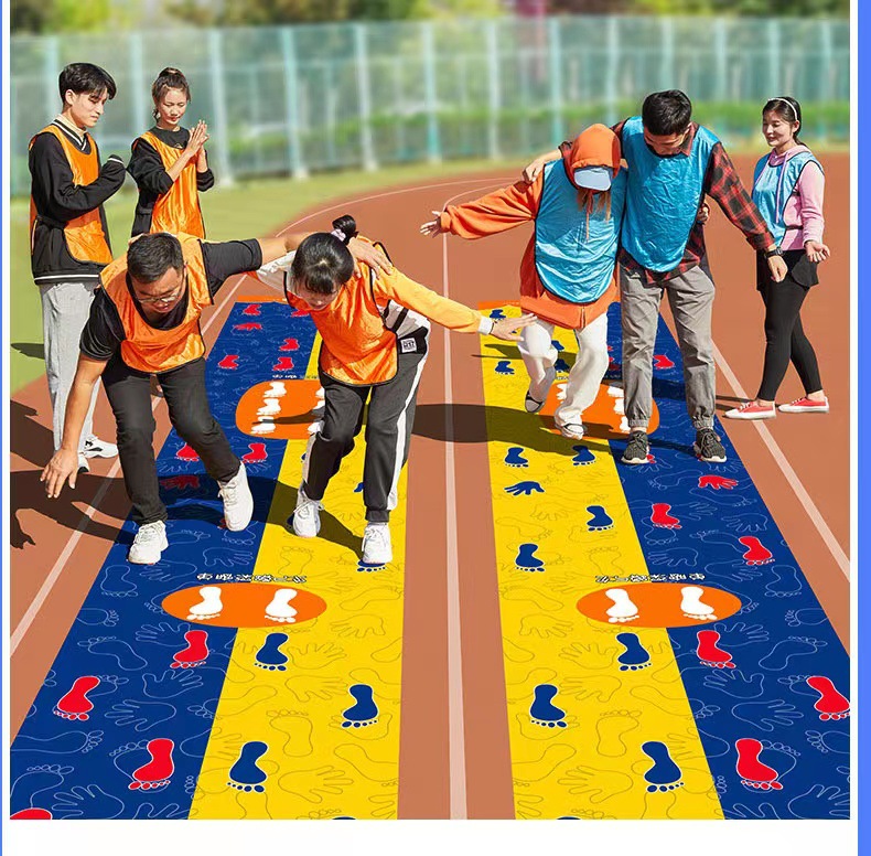 手脚并用游戏垫幼儿园趣味运动会户外拓展道具公司团建游戏详情17