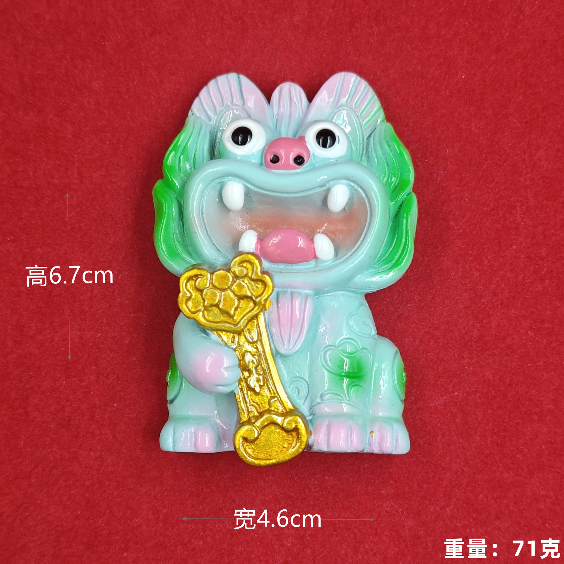 Colorido Yunnan auspicioso gato de azulejos refrigerador pegatinas de turismo conmemorativo PR regalo creativo fábrica de decoración directa image 27