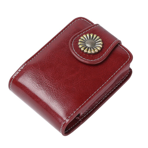 Female mini portable makeup bag with mirror, red, fashion storage bag, mini handbag, available for wholesale