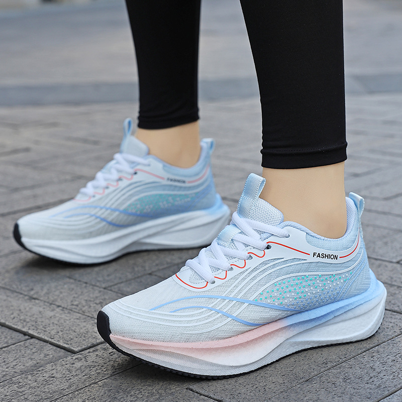 Nuevos zapatos de mujer zapatos deportivos de mujer 2026 nuevos zapatos de correr de estudiantes de primavera de acondicionamiento físico suave de prueba de amortiguación