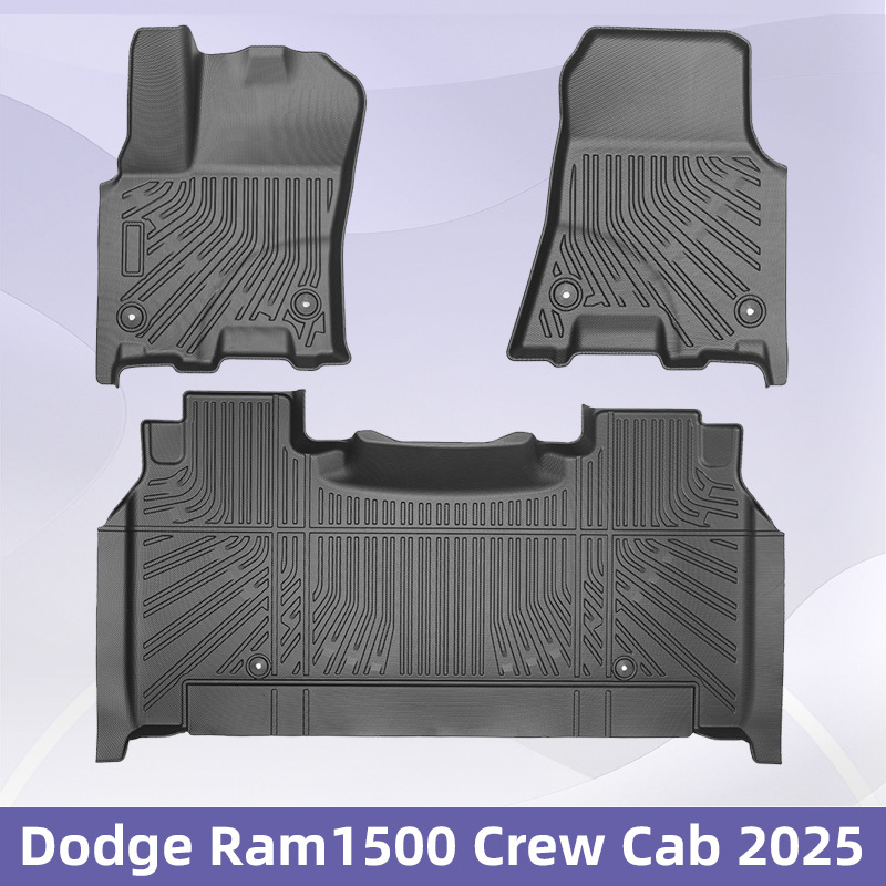 Para Dodge Ram1500 Crew Cab 2025 Cojín de pie TPE 3D todo tiempo