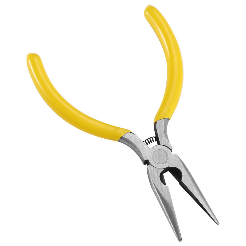 Mini pinzas, pinzas de punta, pinzas de boca redonda, pinzas de mandíbula, joyería hecha a mano, herramientas diy, pinzas de mano de boca plana para el hogar image 5
