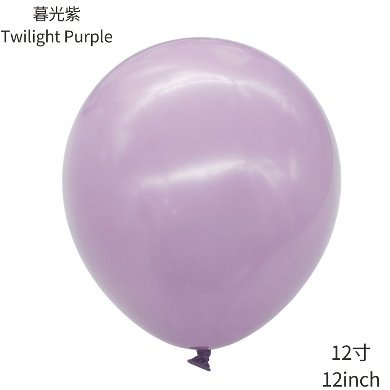 12 pulgadas personalizado retro globo cumpleaños fiesta decoración paquete boda arreglo globo al por mayor Morandi color