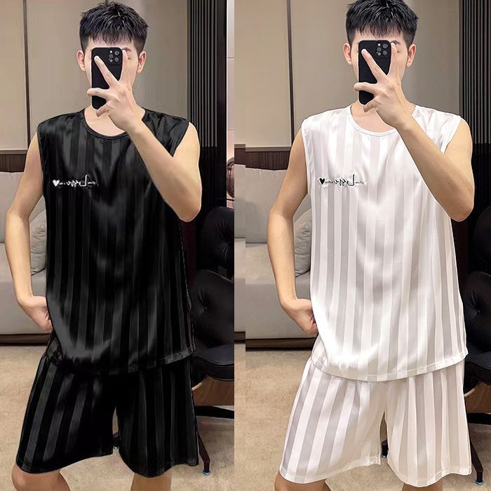 검은색 줄무늬 + 흰색 줄무늬