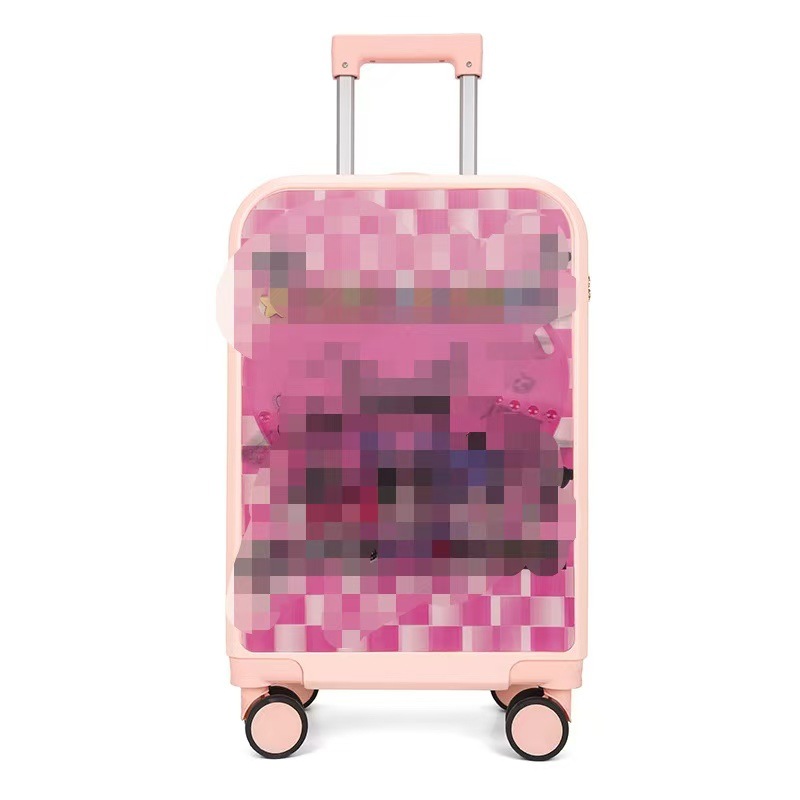 Fábrica al por mayor nuevo 20 pulgadas 3D imprimible maleta infantil silenciosa rueda universal caja de dibujos animados para niños