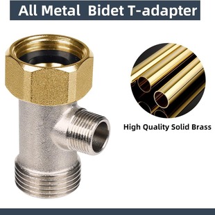 Foreign Trade Cross-Border 1/2 7/8 15/16 Toilet Bidet Tee Joint American T-Shaped Joint Wholesale