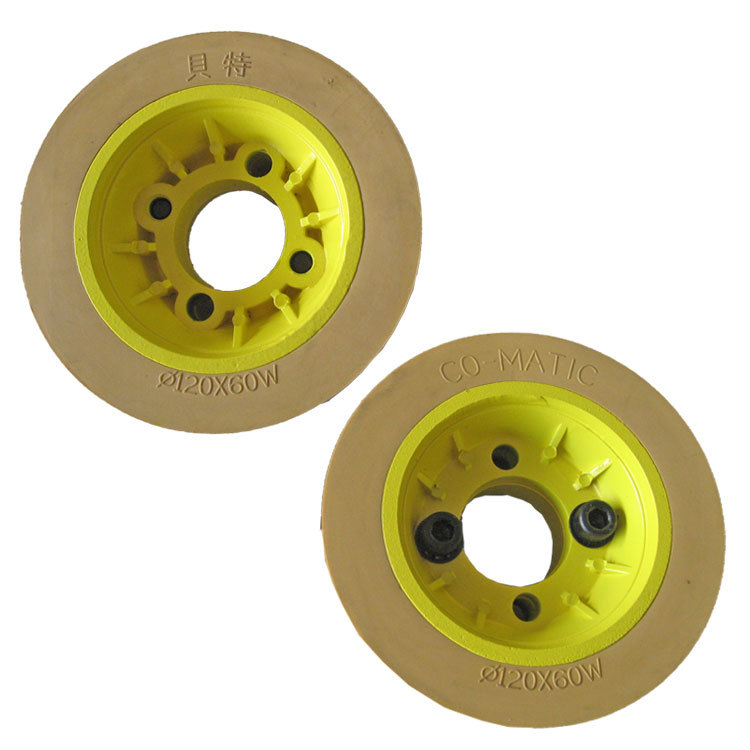 贝特佳加兴发四轮送材机胶轮120*60 木工送料器压轮MX48送料轮
