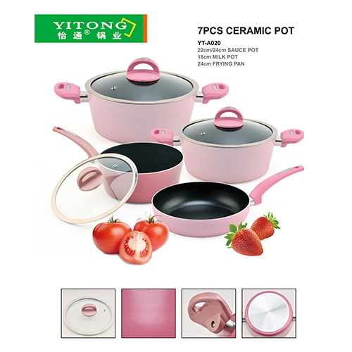 Alta calidad y precio bajo suministro directo de fábrica WOK de aluminio olla de sopa sartén olla de leche olla de regalo