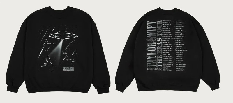 2025 TS ザ・エラス・ツアー周辺服 レディース ラウンドネック スウェットシャツ|undefined