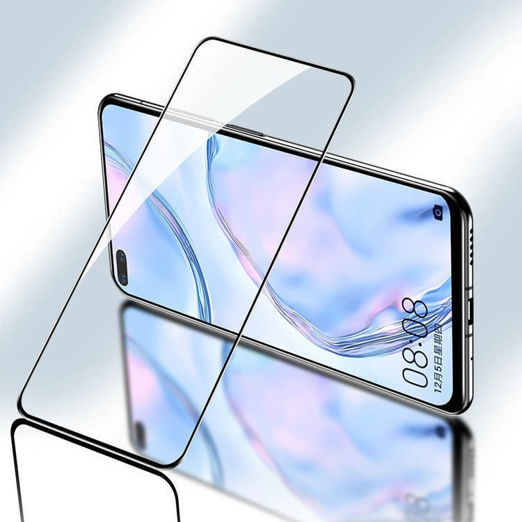 Защитная полноэкранная пленка для Huawei NOVA7, для MATE70 высокоалюминированная шелкография закалённая пленка P50 большая дуговая защитная пленка для экрана