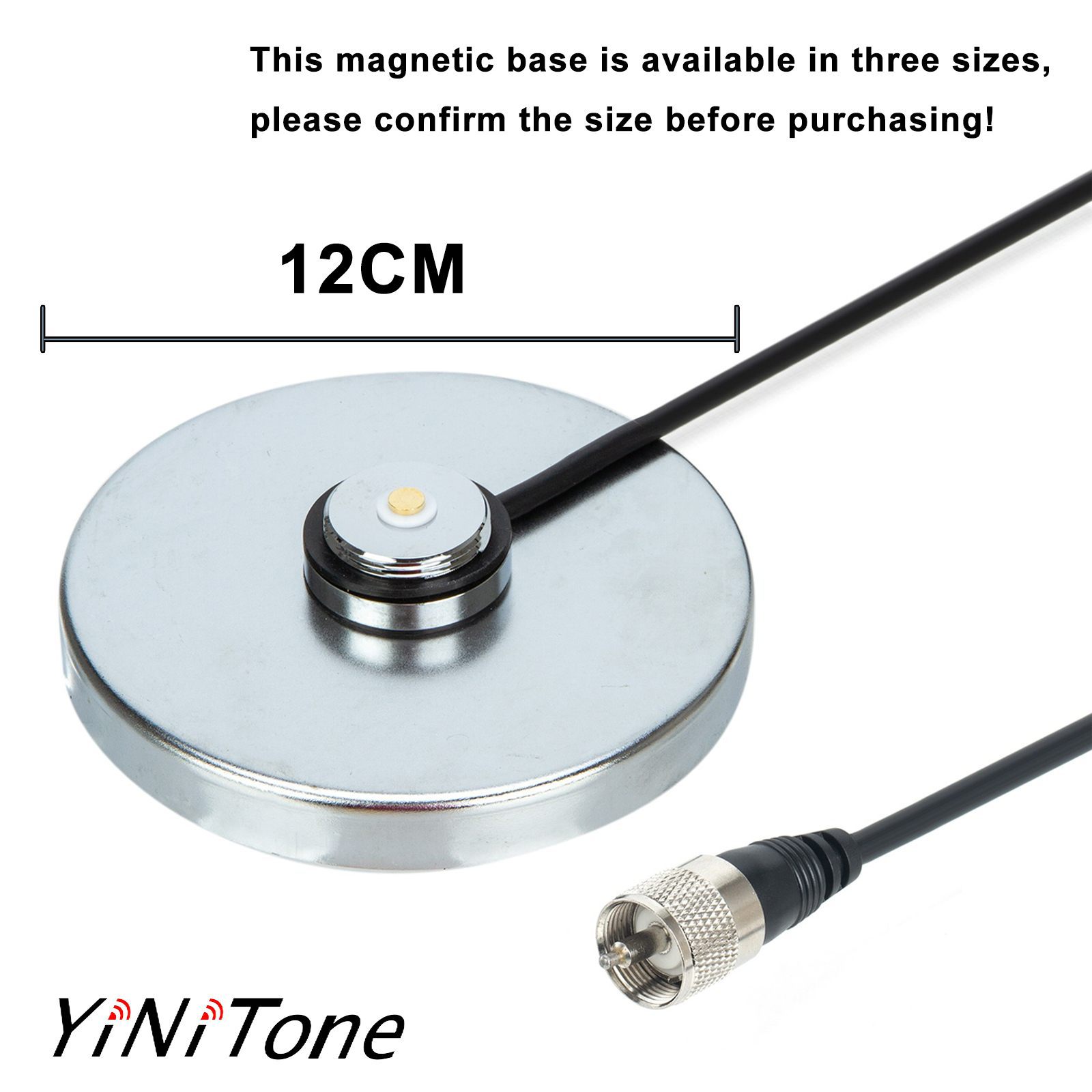 Nb120 plata 5 M NMO pequeña ventosa NMO coche antena traje coche walkie-talkie antena con ventosa combinación