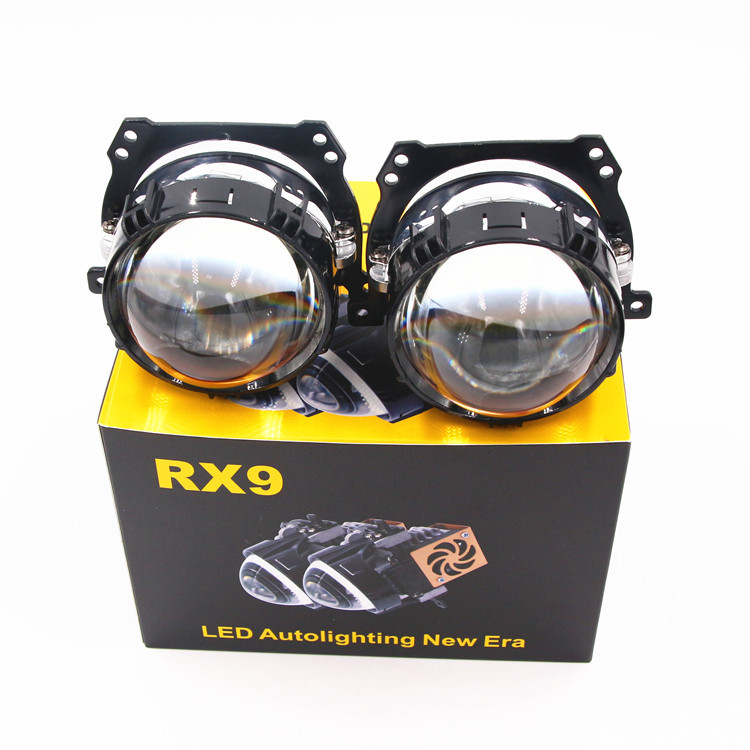 Fabricante nuevo 2,8 pulgadas LED lente de doble luz Super brillante foco de lejos y cerca de la luz integrada 45W faro de la linterna del coche