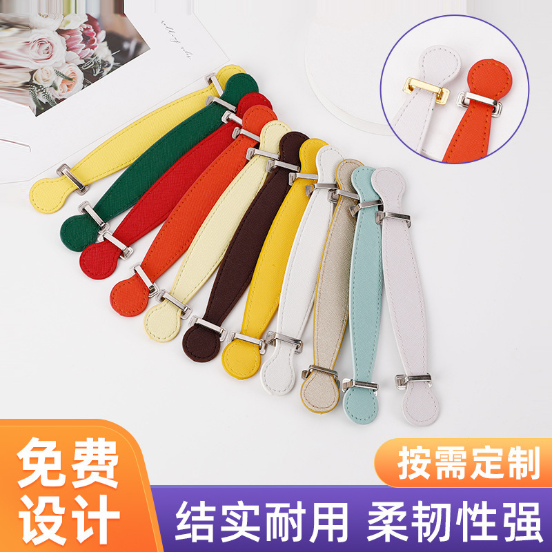 Processing custom PU bag with hand-on-back shoulder bag with gift box leather handle hand-on-hand luggage leather handle