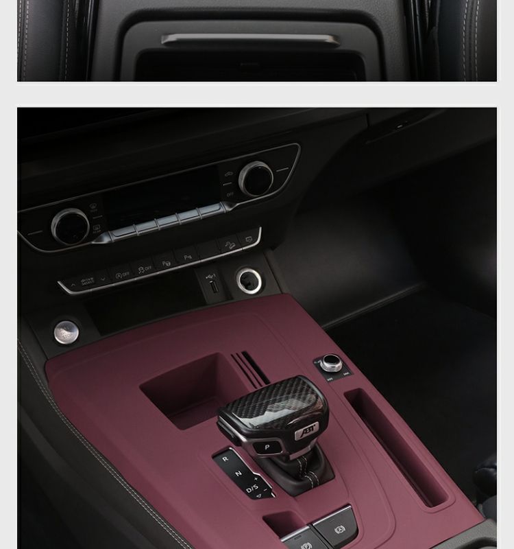 Q5L Central Control Protection Silicone Pad Gear Panel Protective Film Interior Modification Decoration Supplies Accessories 21-24 Models