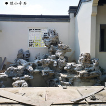 太湖石原石户外庭院鱼池假山流水瀑布景观石假山石头造景天然奇石