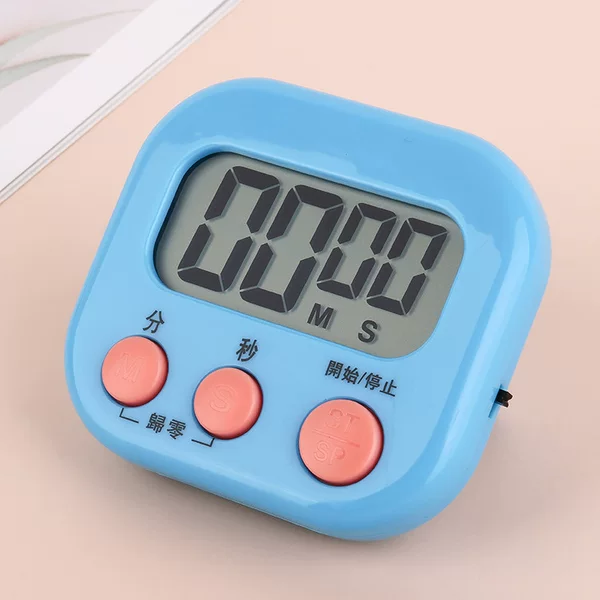 Timer Kitchen Multi-Function Large Screen Timer Reminder Sound Student Countdown Timer Electronic Alarm Clock Stopwatch