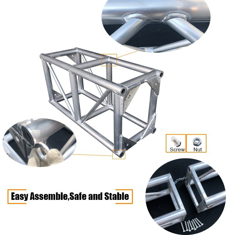 外贸创笙外销custom款铝合金管材展览展示展览展示厂家直销螺丝架