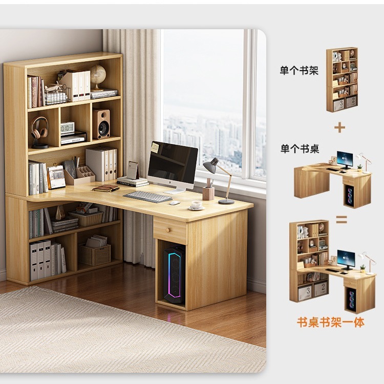 Escritorio de esquina escritorio tipo L escritorio escritorio dormitorio para chicas computadora梳妆台 maquillaje mesa integrada