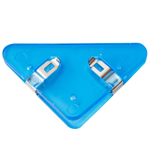 Colorful triangular corner clip multifunctional student book clip test paper storage artifact folder information bill long tail clip