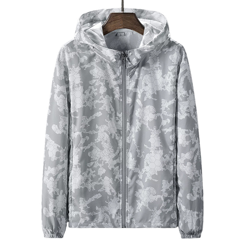 Men's Clothing Summer men's sun protection clothing jacket ultra thin ice silk sun protection clothing jacket men's anti ultraviolet skin clothing_voghion.com