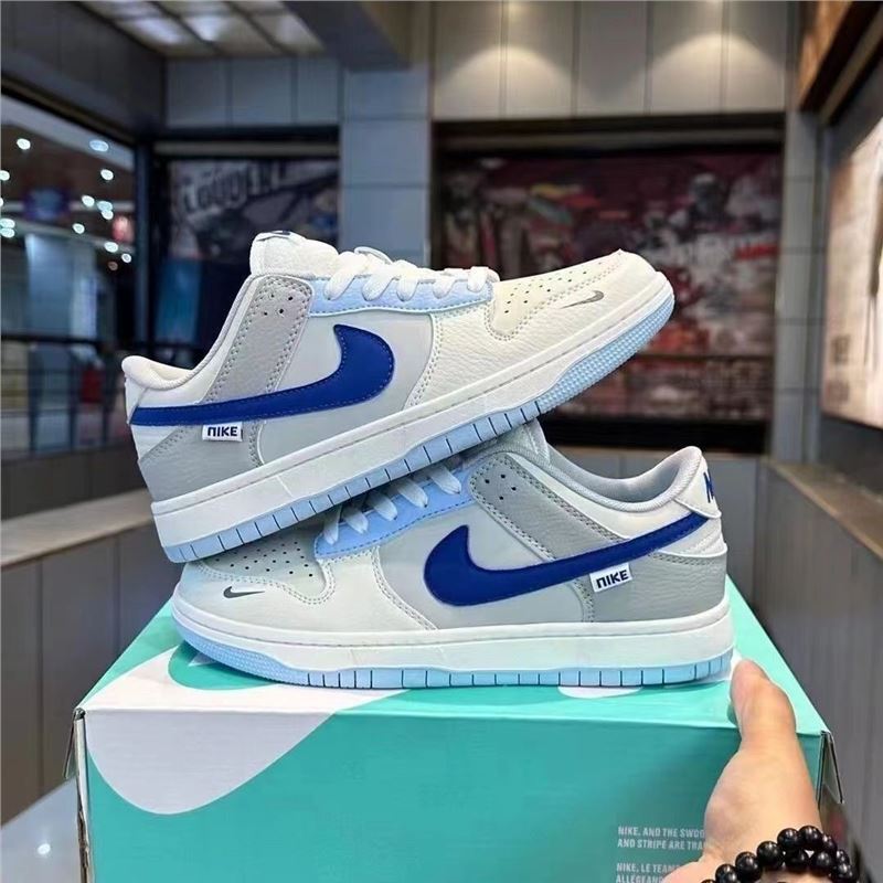 Sea Salt Blue Dunk Sneakers Campus Versatile Ares Student Casual Men and Women Couple Air Cushion Lightweight Sports Shoes