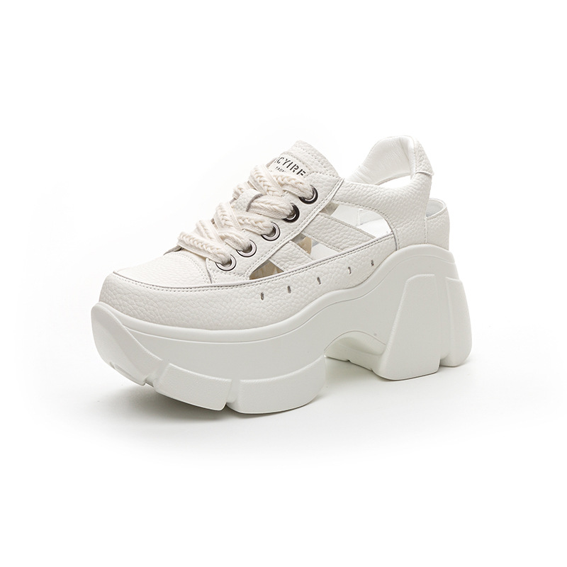 Giày sneaker nữ đế dày phong cách bố thể thao, thiết kế khoét lỗ thoáng khí, tăng chiều cao ẩn — M2581 trắng, M2581 xanh, M2581vàng, M2581 đỏ
