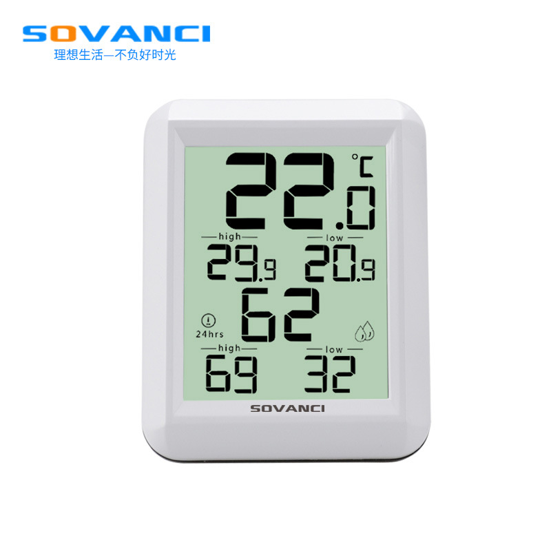 electronic highly precise thermo hygrometer for home use