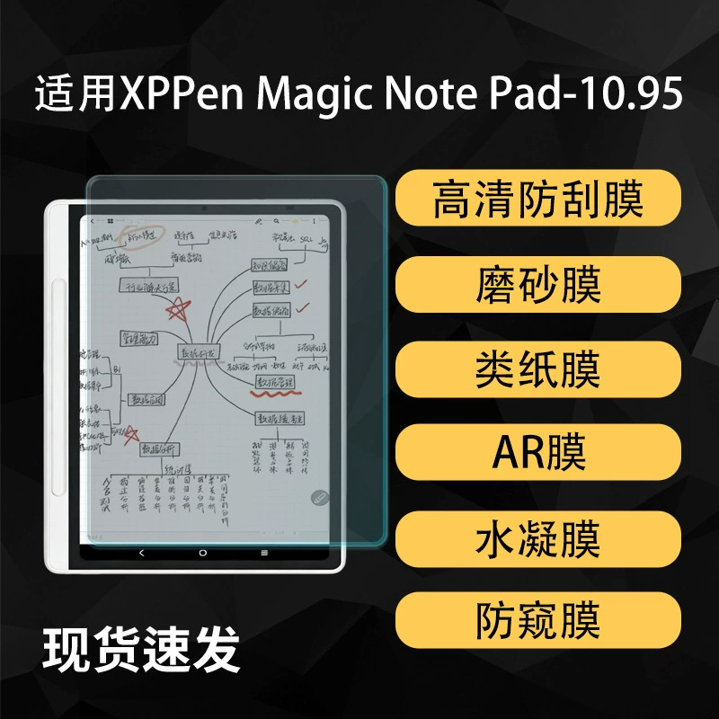 Совместимый защитный матовый экран-пленка для планшета XPPen Magic Note Pad HD AR, 10.9 дюймов, бумага поверхности