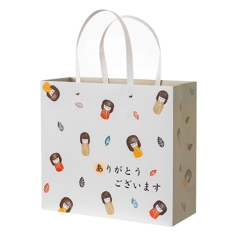 Ins estilo bolso de estilo japonés bolsa de regalo caja de almuerzo bolsa de almuerzo estudiante lindo bolso de embalaje de compras portátil