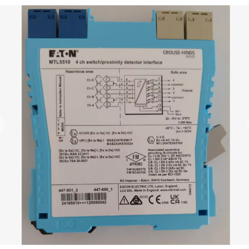 伊顿 MTL隔离安全栅MTL5516C MTL5510 MTL5511