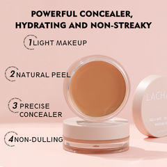Cross-border LACHAVA Concealer for Acne Scars and Dark Circles, Long-lasting, Non-caking, 15-color Concealer Foundation Cream