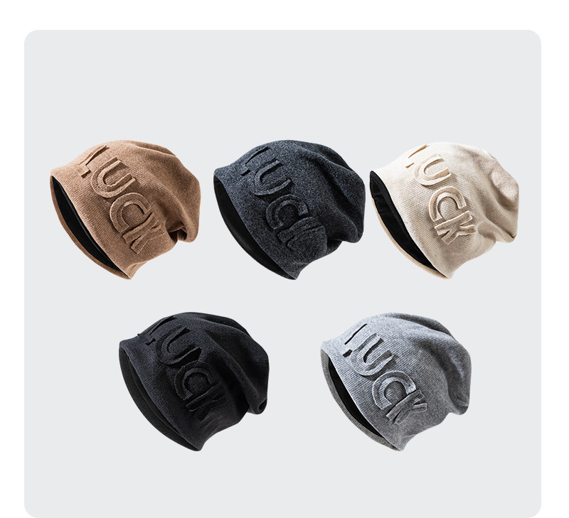 Frauen Y2K Rosa Kappe Herbst Gestickte Gestrickte Hut Weibliche Streetstyle Hip Hop Gestapelt Beanie Winter Außerhalb Männer Paar Kappen – Detail 31