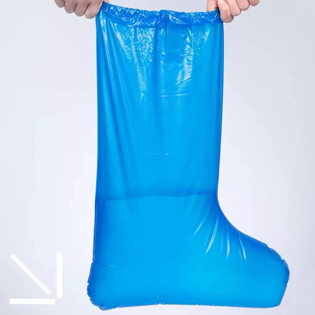 Waterproof shoe covers, pack, blue boots for swimming, increased thickness