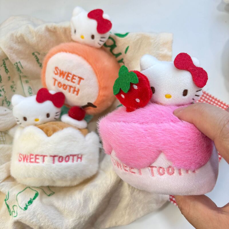 Sweet Workshop Afternoon Tea Plush Pendant Cute Swiss Roll Lollipop Birthday Cake Coffee Cute Sweetheart
