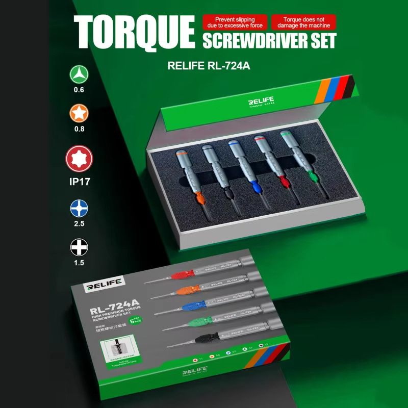 Xinxun RL-724 Torque Screwdriver High Strength Screwdriver Android Apple Mobile Phone Dismantling Tool Torque Repair