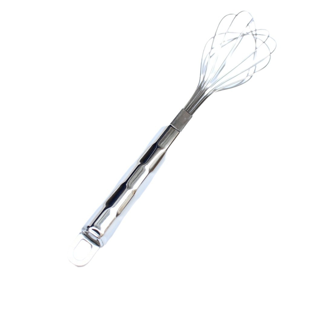S551 Large Non-Magnetic 6-Wire Manual Threaded Handle Stainless Steel Egg Beater_voghion.com