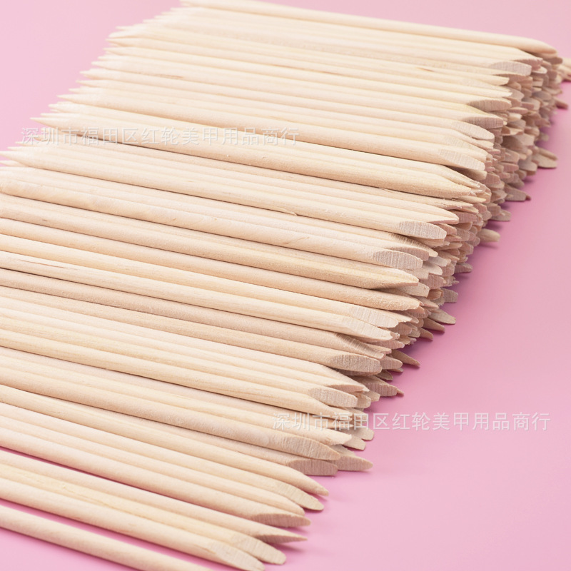 Directly for nail art orange stick phototherapy nail point drill small wooden stick nail cleaning to remove dead skin painting wave point sticker press Directly for nail art orange stick phototherapy nail point drill small wooden stick nail cleaning to remove dead skin painting wave point sticker press