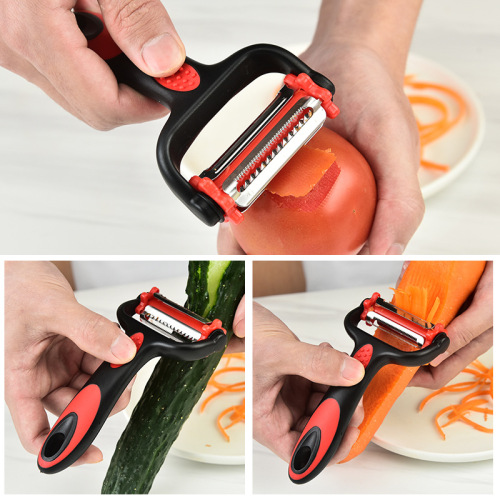 Peeling knife three-in-one melon peeler multi-function rotating fruit and vegetable peeler apple peel potato peeler melon peeler