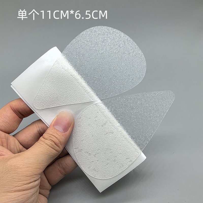 Pegatinas antideslizantes transparentes para suela de zapatos, en rollo, antidesgaste, almohadillas de goma silenciosas para suela de zapatos con malla adhesiva, almohadillas de goma antideslizantes con absorción de impactos