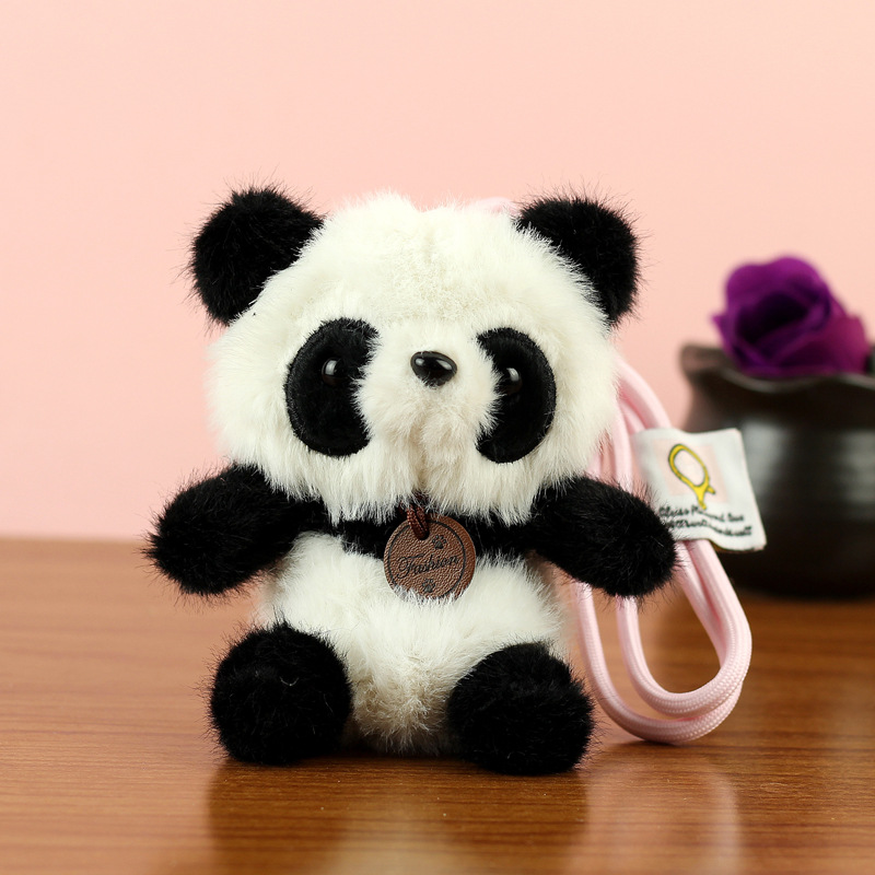 Nueva serie de muñecas de peluche panda muñecas de peluche colgante lindo muñeca de animales almohada muñeca de regalo