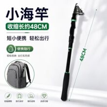 厂家供应 短节碳素海竿 1.8米2.1米2.7米3.0米迷你抛竿远投钓鱼竿