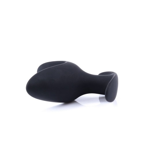 Black silicone anal plug for anal expansion, prostate massager for men and women, adult sex toys wholesale and delivery